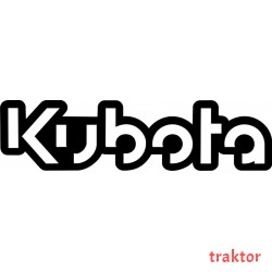 Αυτοκόλλητο ζευγάρι KUBOTA 22 Χ 5,7 cm