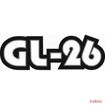 Αυτοκόλλητα καπό ζευγάρι τρακτέρ KUBOTA GL26
