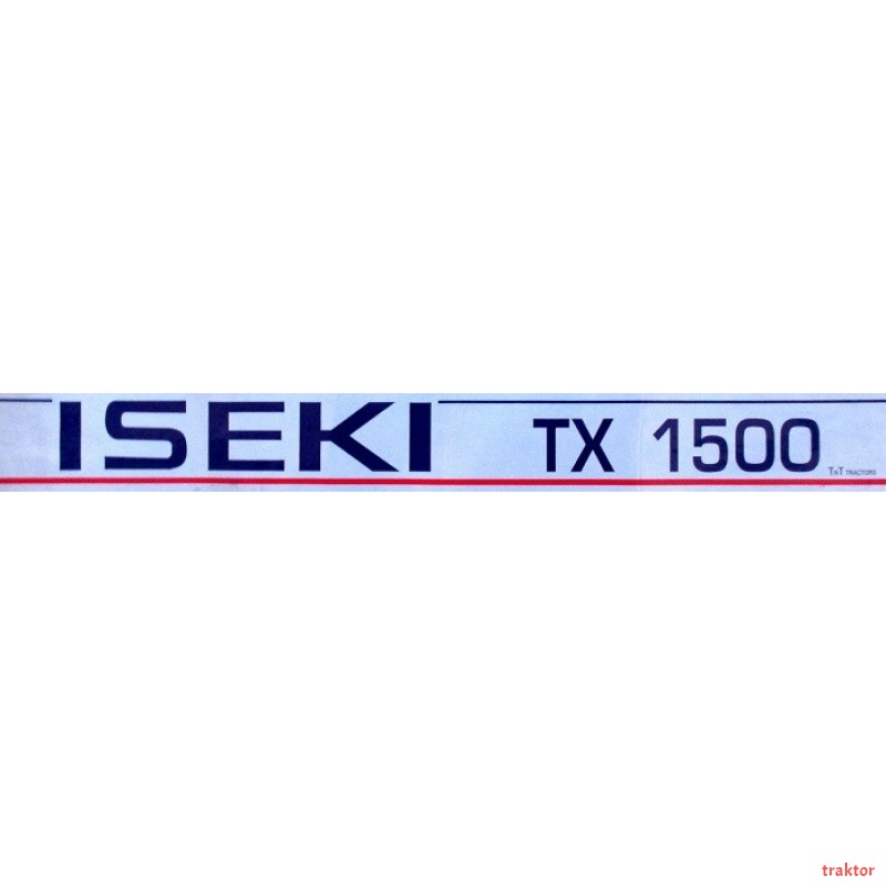 Αυτοκόλλητα καπό 1 τεμάχιο ISEKI TX1500